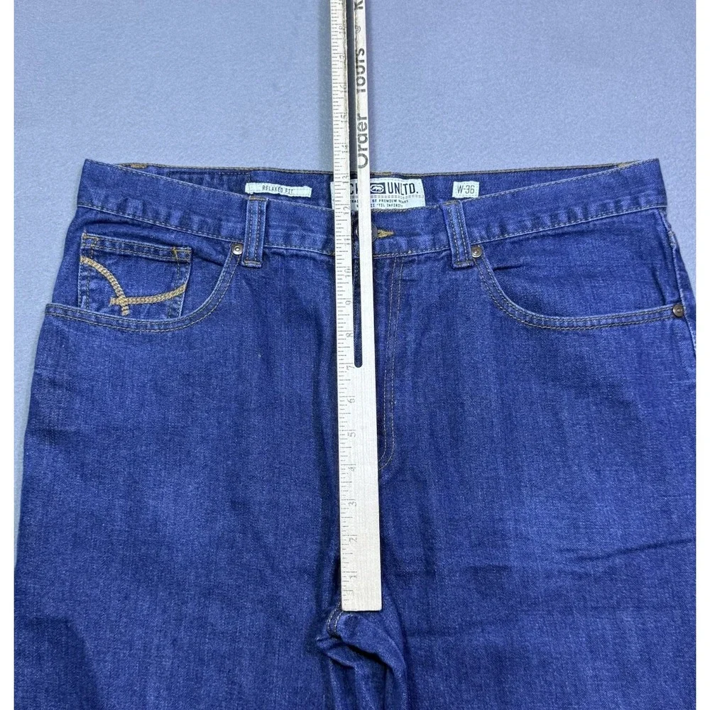 VINTAGE Ecko Unltd Shorts Mens 36 Relaxed Fit Denim Y2K Baggy Jorts